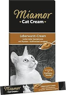 Miamor Cream Ciğerli Tamamlayıcı Ek Besin ve Kedi Ödülü 6x15 Gr
